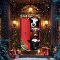 thumbnail image 6 of HomeKingdee Christmas Door Cover Decoration Funny Merry Christmas Door Cover Backdrop for Xmas Holidays New Year Party, 6 of 6