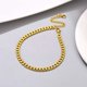 thumbnail image 5 of Pulsera de tobillo para mujer, cadena de corazón personalizada, tobillera de cadena en acero inoxidable/chapada en oro, joyería de verano, 5 of 5