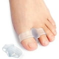 thumbnail image 1 of Gel Toe Corrector, 10 Pack Toe Separators with 2 Loops, Large Toe Spacer for Bunion Pain and Overlapping Toes, 1 of 5