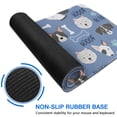 thumbnail image 6 of Long Mouse Pads for Desk,Dog with Woof and Bark Desk Mats on Top Of Desks, Desk Mouse Pad Extra Large with 3mm Non-Slip Base and Stitched Edge for Gaming,Office,Work,Home 31.5"x11.8", 6 of 6