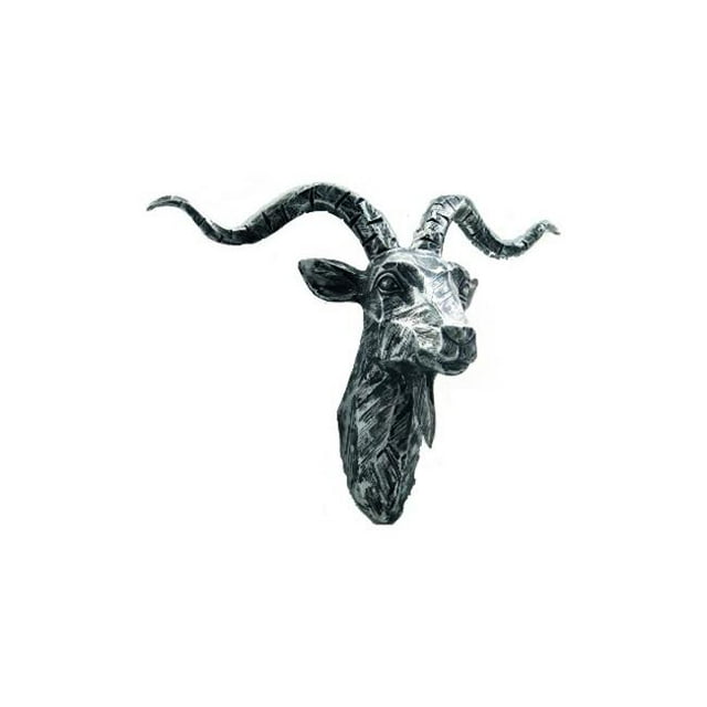 Interior Illusions CF1110954-B28 Mouton Tête Taxidermie&44; Chrome