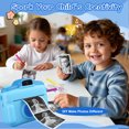 thumbnail image 3 of Kids Camera Instant Print - 1080P Toddler Digital Camera with 32GB SD Card, Christmas Birthday Gift for Boys Girls 4 5 6 7 8 9 10 Years Old, Portable Travel Toys (Blue), 3 of 9