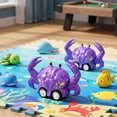 thumbnail image 4 of TOYOUME Pull Back Crab Toy, Friction Powered, 1 Count, 5.12 x 3.15 Inch, for Toddlers, Purple, 4 of 6