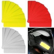 WAENLIR Reflective Safety Tape 48 pack, Optical-Grade Reflective Stickers, Ultra Adhesive Safety Warning Tape for Helmet, Bike, Motorcycle, Mailbox IPX7 Weatherproof, Easy to Cut