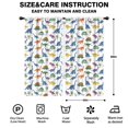thumbnail image 2 of Blackout Kids Curtains,Dinosaur and Trees White Pattern Children's Insulated Curtains Set Of 2,Bedroom Essentials,Toddler Room Decor 42"x84", 2 of 5