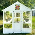 thumbnail image 3 of Zylina Greenhouse & Garden Art 14''x14'' Hobby Quilt, 2 Predrilled Holes for easy attachment, 3 of 6