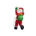 thumbnail image 3 of Adorno inflable navideño de Papá para fiestas, decoración navideña, decoración inflable navideña para exteriores para césped y patio trasero., 3 of 9