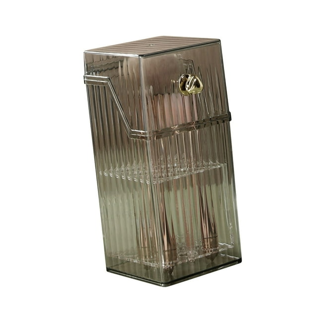 Makeup Brushes Storage Box,Cosmetic Brush Storage Box Luxurious Makeup Organizer Makeup Brush Storage Boxwith Lid Leading Edge Technology