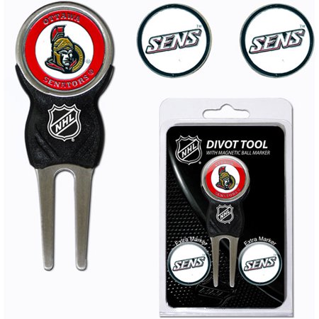 UPC 637556149459 product image for Team Golf NHL Ottawa Senators Divot Tool Pack With 3 Golf Ball Markers | upcitemdb.com