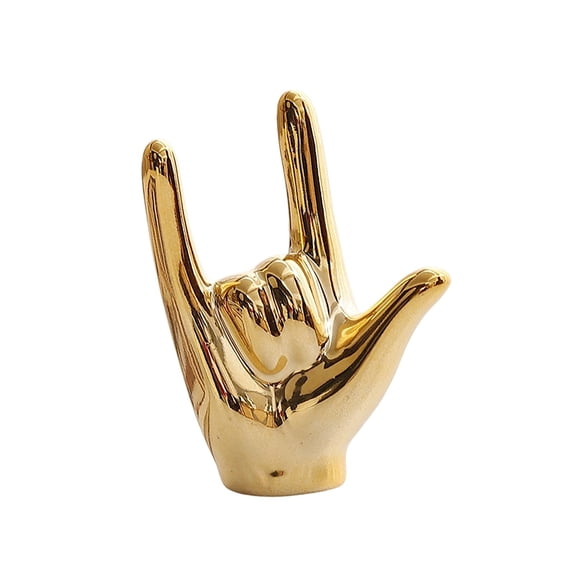 Handicraft Small Ornaments for Home and Office Decor - Durable Material, Versatile Decorative Accents, Perfect Gift Idea for Birthdays and Housewarming Parties, Easy to Clean and Maintain,Gold