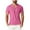Hot Pink, variant on Mens T-shirts, Big and Tall Shirts for Men, Summer Casual Fashion Temperament Short Sleeve Button V-neck T-shirts Tops