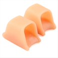 thumbnail image 2 of Corrector Alisador de Dedos en Martillo - Corrector de Dedos (12 Piezas, Desnudo), Alivio de Férula de Gel para Juanetes de Tamaño Mediano, 2 of 5