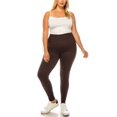 thumbnail image 3 of MOA Collection Women's Plus Size Microfiber Full Length Leggings, 3 of 4