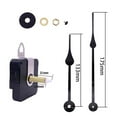 thumbnail image 6 of 2 Pack Replacement Wall Clock Mechanism Movement Hands Fittings Parts, 6 of 8