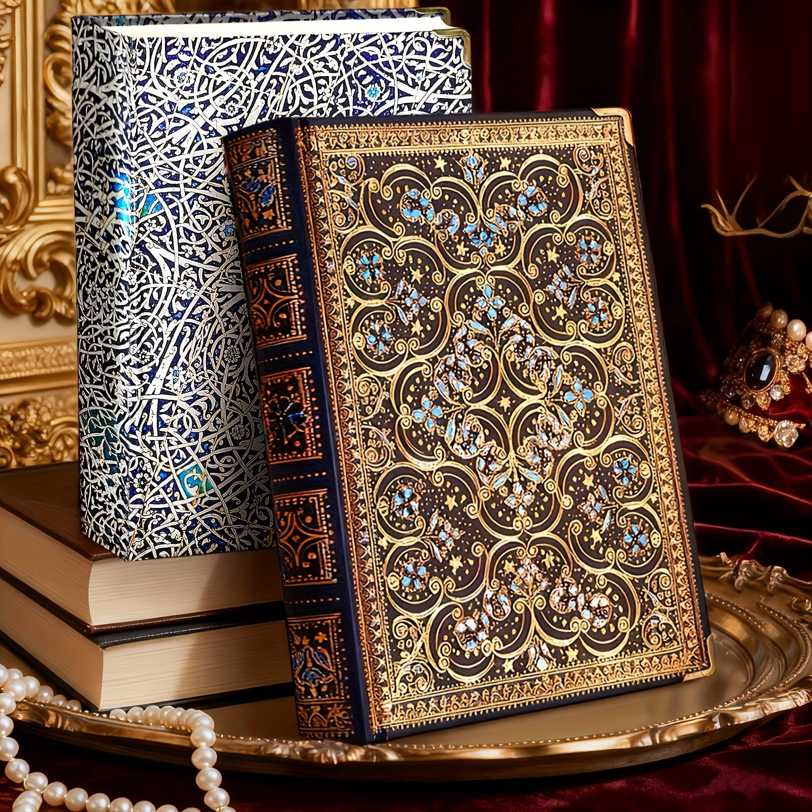 Fanruina vintage hardcover notebook for women with 388 pages, A5 size and thick blank kraft paper