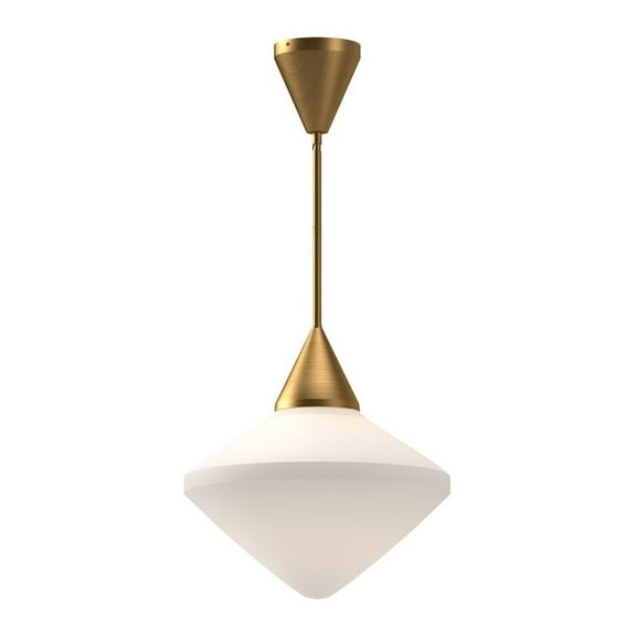 PD537714AGOP-Alora Lighting-Nora - 1 Light Pendant-14.5 Inches Tall and 14.13 Inches Wide-Aged Gold Finish
