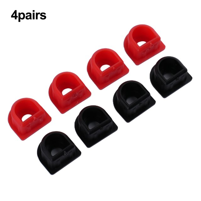 4 Pairs Waterproof FOR Anderson Plug Cable Gland Inserts RED&BLACK Plugs