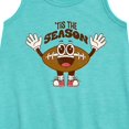 thumbnail image 2 of Instant Message - Tis The Season Football - Toddler & Youth Girls A-line Dress, 2 of 5