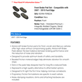 thumbnail image 2 of Front Brake Pad Set - Compatible with 2007 - 2015 Ford Edge 2008 2009 2010 2011 2012 2013 2014, 2 of 2