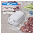 thumbnail image 2 of Mini Scelleuse sous Vide, Scelleuse et Coupeuse 2 en 1, Scelleuse Alimentaire Automatique pour Sac en Plastique, Rangement des Aliments, Collations, Fraîcheur Sèche et Humide, 2 of 4