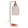 thumbnail image 6 of Elegant Designs 19" Mesh Wire Desk Lamp, Rose Gold, 6 of 9