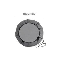 Linnome Rain Mesh Screen, Rainwater Barrel Debris, Filter for Rain Barrel, Rain Water Collection Bucket Netting Cover with Adjustable Drawstring for Prevents Mosquitoes Leaves Debris Rain Barrels