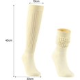 thumbnail image 4 of Slouch Socks for Woman 3 Pairs Scrunch Socks Soft High Boot Socks Warm Thick Knit Woman Long Socks, 4 of 6