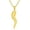 55mm large size Italian Horn-18k Gold Plated Sterling Silver, variant on SISGEM Italian Horn Hand Necklace Cornicello Pendant Necklaces Good Luck Amulet Pendant 925 Sterling Silver Jewelry for Women Christmas Gift