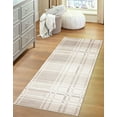 thumbnail image 1 of ECARPET Washable Plaid Area Rug & Runner for Kitchen, Bedside, Living Room, Hallway, 1 of 9