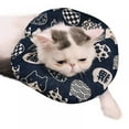 thumbnail image 2 of Adjustable Cat Recovery Collar Elizabethan Ring Soft Cone for Cat‘s Head Wound Healing Protective Cone After Surgery Elizabethan Collars for Pets Kitten and Small Dogs, 2 of 7