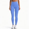 thumbnail image 5 of NOLDARES Women Anti Cellulite 3D Leggings Butt Lifting Compression Legging High Waisted Tummy Control Gym Yoga Pants(L016-Sky Blue), 5 of 8