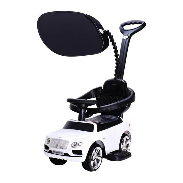 Bentley Licensed 2 in 1 Kids Ride on Push Car for Toddler