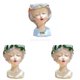 thumbnail image 1 of 3 Macetas Suculentas de Resina con Cabeza Femenina para Mujer Y , Decoración de Jarrón para Plantas de BLESIY Jardinera de jarrones, 1 of 8