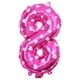 thumbnail image 1 of Kits de decoración para fiestas Naiovety globos de Papel de aluminio rosa 8 16 pulgadas, 1 of 6