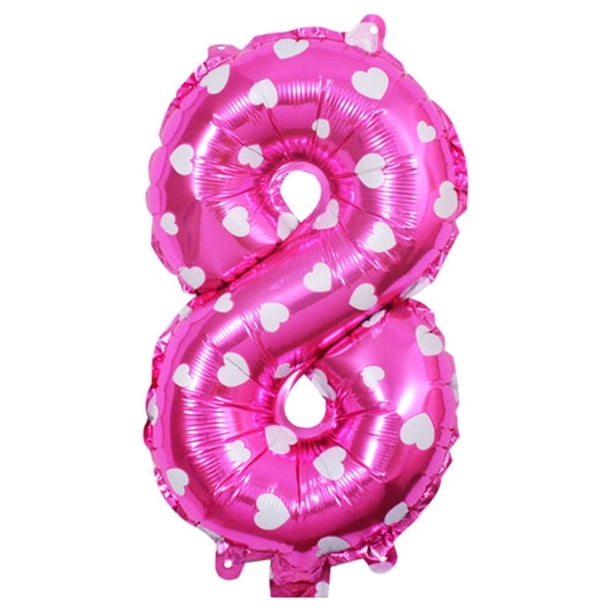 Matsuzay Decoración duradera y confiable de la boda de la fiesta de cumpleaños con globos fáciles de usar ampliamente Kits de decoración para fiestas Rosa, 8 16 pulgadas