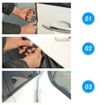 thumbnail image 4 of Graflsoa Bande de Protection en U pour Porte de Voiture, 5m PVC Anti-Rayures Garniture en Noir, Rouge, Bleu Ou Blanc, 4 of 7