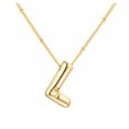 thumbnail image 3 of LYMAYTER Collier Pendentif Initial pour Femmes - Lettre Ballon, Ajustable-Cyclable, 3 of 7