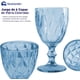 thumbnail image 3 of Juego de 6 Copas de Vidrio de Vidrio 240 ml, Azul, 3 of 5