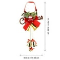 thumbnail image 2 of 2 Pcs Christmas Tree Hanging Decoration Iron Bells String Hanging Decoration, 2 of 9
