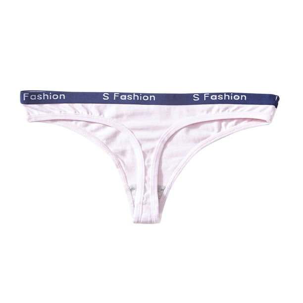 Gibobby Calzoncillos de encaje para mujer sexys Bragas de algodón cómodas para mujer Bragas sexy sin costuras Tanga de cintura(Rosa,G)