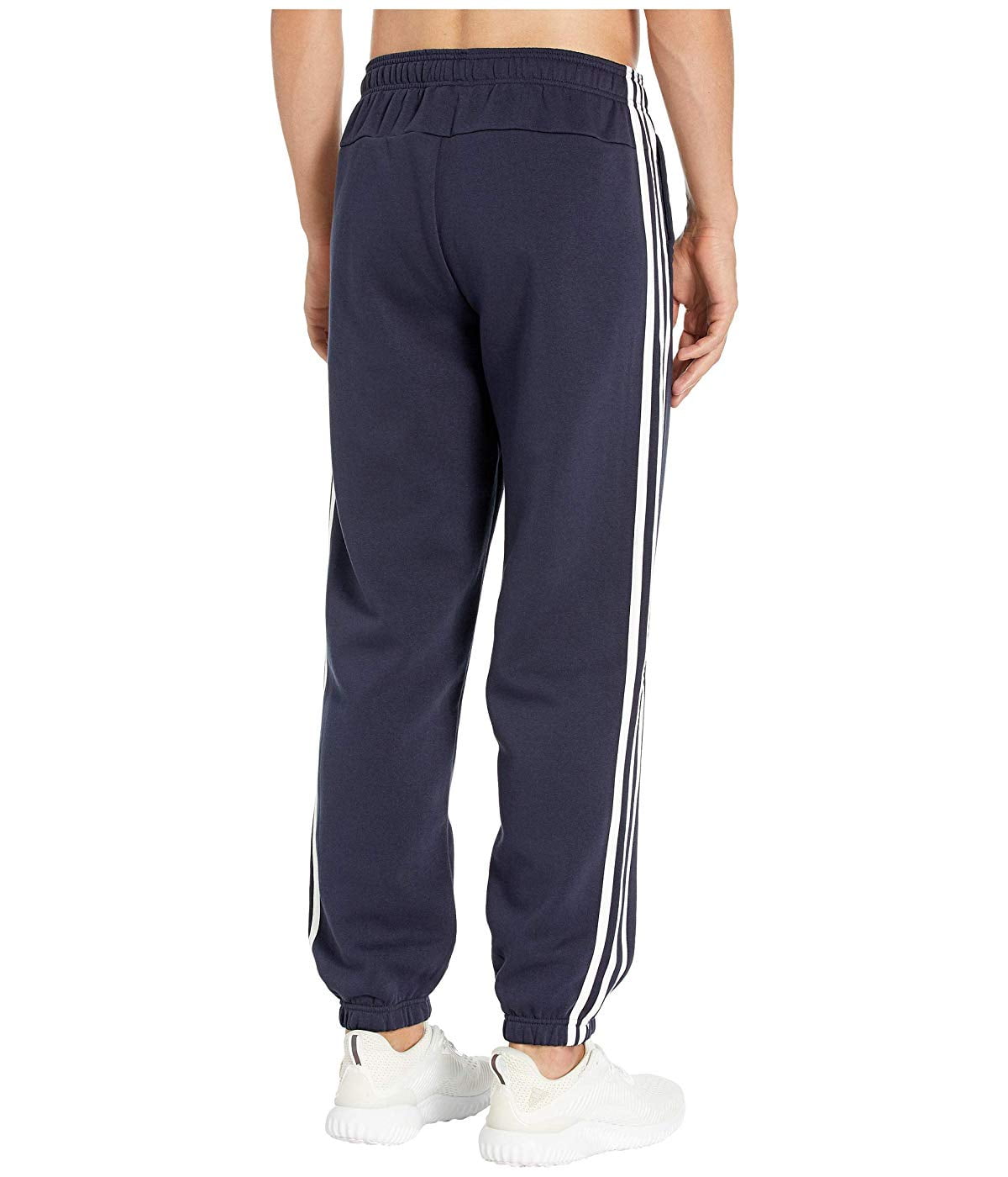 adidas Essentials 3-Stripes Fleece Pants - Black