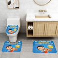 thumbnail image 2 of Little Baby Bum Juego de 3 alfombras de baño de coral fleece: tapete de baño + alfombra de inodoro en forma de U + funda de tapa de inodoro en forma de O, 2 of 6