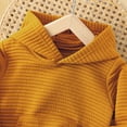 thumbnail image 4 of PatPat Toddler Girl Clothes Baby Cute Hoodies Girl Sweatshirt Boy Pullover Outfits Long Sleeves Top with Pocket, Ginger, 18-24M, 4 of 8