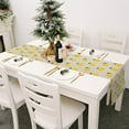 thumbnail image 3 of asddcavvf Petit Drapeau de Table Frais Printemps et Été Imprimé Fleur Lin Nappe 7 et Table de Noël Table d'Hiver 108 Pouces de Long, 3 of 6