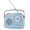 Blue, variant on Portable Radio AM FM Shortwave Vintage Radio, Great Reception Receiver Bluetooth Speaker Plug in Wall, Support USB Drive/TF Card, Good Sound for Family or Friend for Home/Outdoors/Kitchen (Pink)