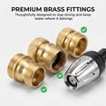 thumbnail image 4 of ACDANC Hose Nozzle High Pressure,Turn Any Hose into a High Pressure Water Washer,Universal Jet Nozzle Power Washer for Garden Hose with 360° Rotating for Three Spray Modes, 4 of 7