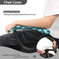 thumbnail image 3 of SCRAWLGOD Palm Tree Spots Dustproof Office Chair Armrest Slipcovers Comfortable Gaming Chair Arm Covers Scratch Resistant Computer Chair Arm Protector, 4 Pieces, 3 of 6