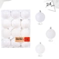 thumbnail image 1 of Christmas Decorative Balls Christmas Tree Hanging Christmas Ball Hanging Decorations 24PCS(Red), 1 of 8