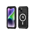 thumbnail image 1 of iPhone 14 6.1 inch Waterproof Case, MagSafe Compatible, Built-in Screen Protector IP68 Underwater Dustproof 360 Full Body Shockproof Protective Cover, 1 of 7
