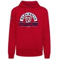 thumbnail image 2 of Men's Levelwear  Red Washington Nationals Podium Banner Arch Hoodie, 2 of 3